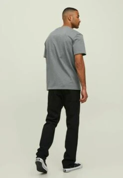 Jack & Jones Jjrdd Eddy Ss Crew Neck Sn - T-Shirt Print - Light Grey Melange -Jack & Jones Winkel 00642d4ce8b4480784d703c01180f521