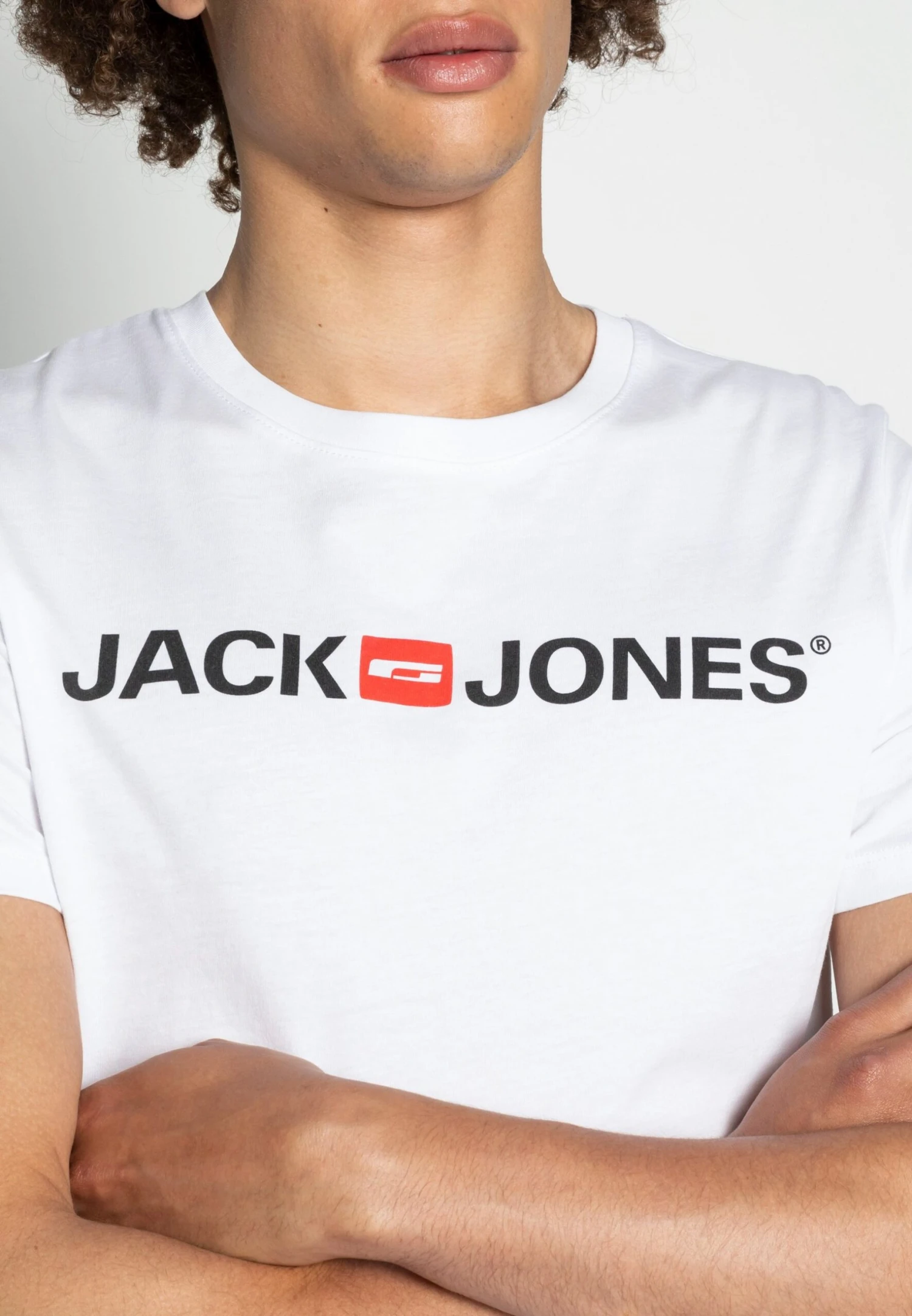 Jack & Jones Jjecorp Logo Crew Neck- T-Shirt Print - White 6 Jack & Jones Jjecorp Logo Crew Neck- T-Shirt Print - White - Afbeelding 4