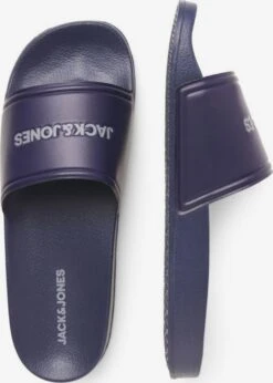 Jack & Jones Instappers Muiltjes Heren Blauw -Jack & Jones Winkel 083693b190ef4c8375c1ae9c8f73e4bf