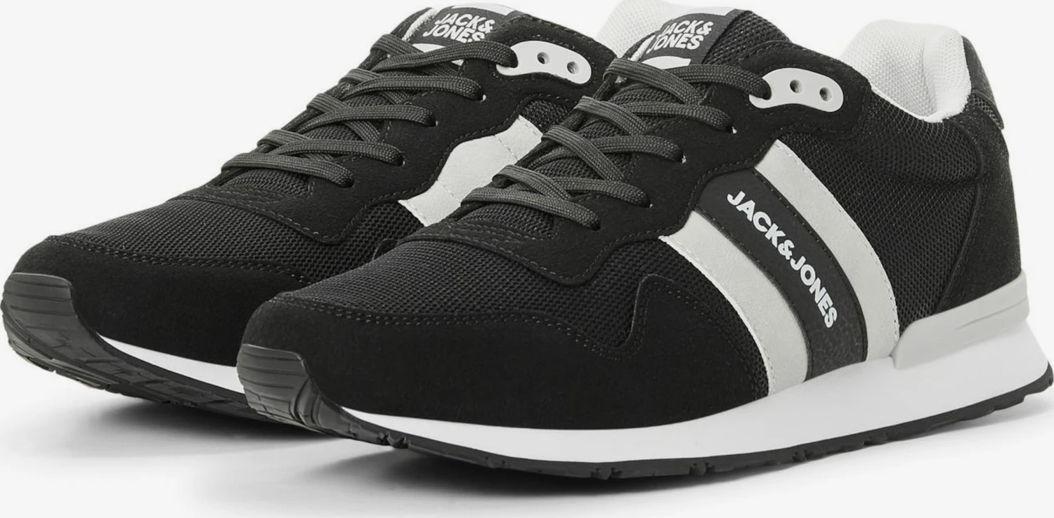 Jack & Jones Running Sneakers Sneakers Laag Stellar Heren Zwart 5 Jack & Jones Running Sneakers Sneakers Laag Stellar Heren Zwart - Afbeelding 3