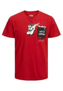 Jack & Jones T-Shirt Print - Rot