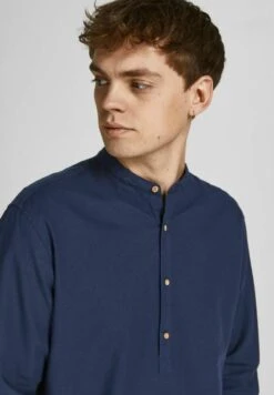 JACK&JONES Premium JPRBLASUMMER HALF PLACKET L/S SN - Overhemd -Jack & Jones Winkel 0eb8e89a2d514144bbff9690faf6de36