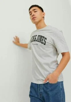 Jack & Jones Logo - T-Shirt Print - White Melange -Jack & Jones Winkel 151d1c34daff401e958e111f546a4cc9