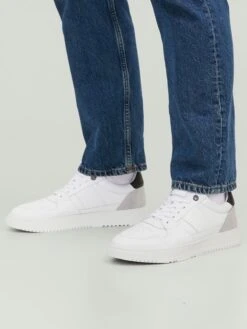 Jack & Jones Casual Sneakers Sneakers Laag Basket Heren Wit -Jack & Jones Winkel 1531ef324cd646c987333d0e5c2ae8a9