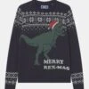 Jack & Jones Junior Jorrexmas Crew Neck Jnr - Trui - Navy Blazer