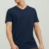 Jack & Jones V-Ausschnitt - T-Shirt Basic - Navy Blazer 2 Jack & Jones V-Ausschnitt - T-Shirt Basic - Navy Blazer -Jack & Jones Winkel 1648d93c021c4b80949d1355685e8d7e