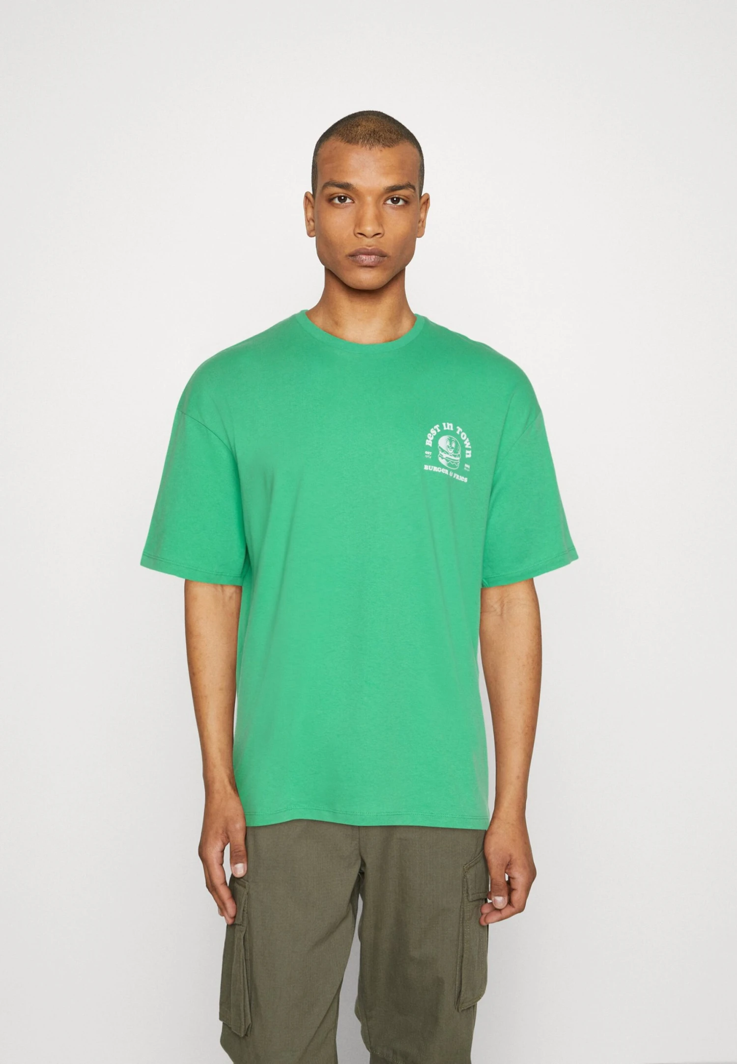 Jack & Jones Jorburger Ss- T-Shirt Print - Island Green 5 Jack & Jones Jorburger Ss- T-Shirt Print - Island Green - Afbeelding 3