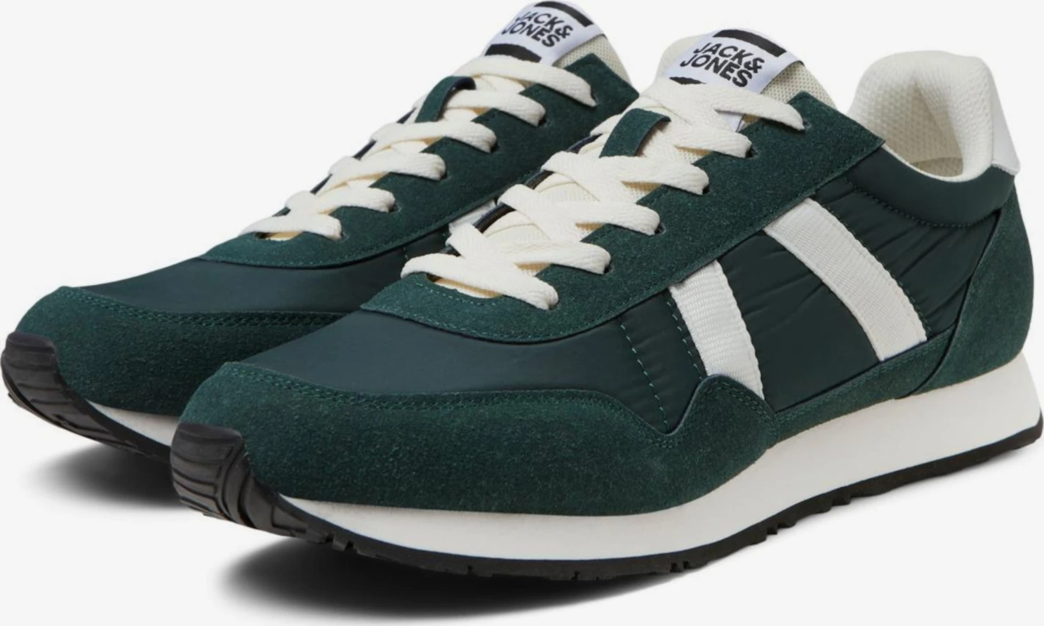 Jack & Jones Running Sneakers Sneakers Laag Hawker Heren Donkergroen 5 Jack & Jones Running Sneakers Sneakers Laag Hawker Heren Donkergroen - Afbeelding 3