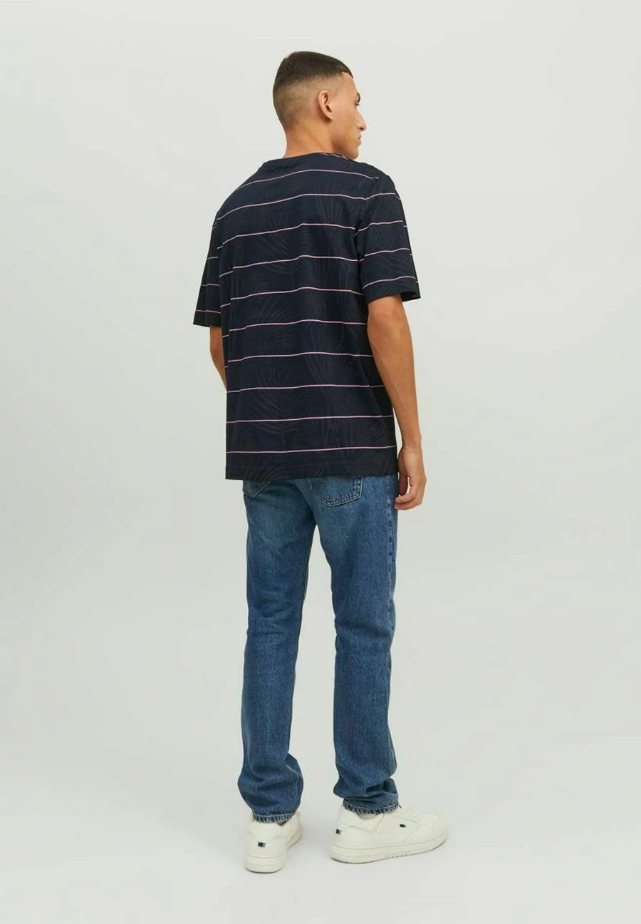 Jack & Jones GESTREIFTES CREW NECK - T-shirt Print 5 Jack & Jones GESTREIFTES CREW NECK - T-shirt Print - Afbeelding 3