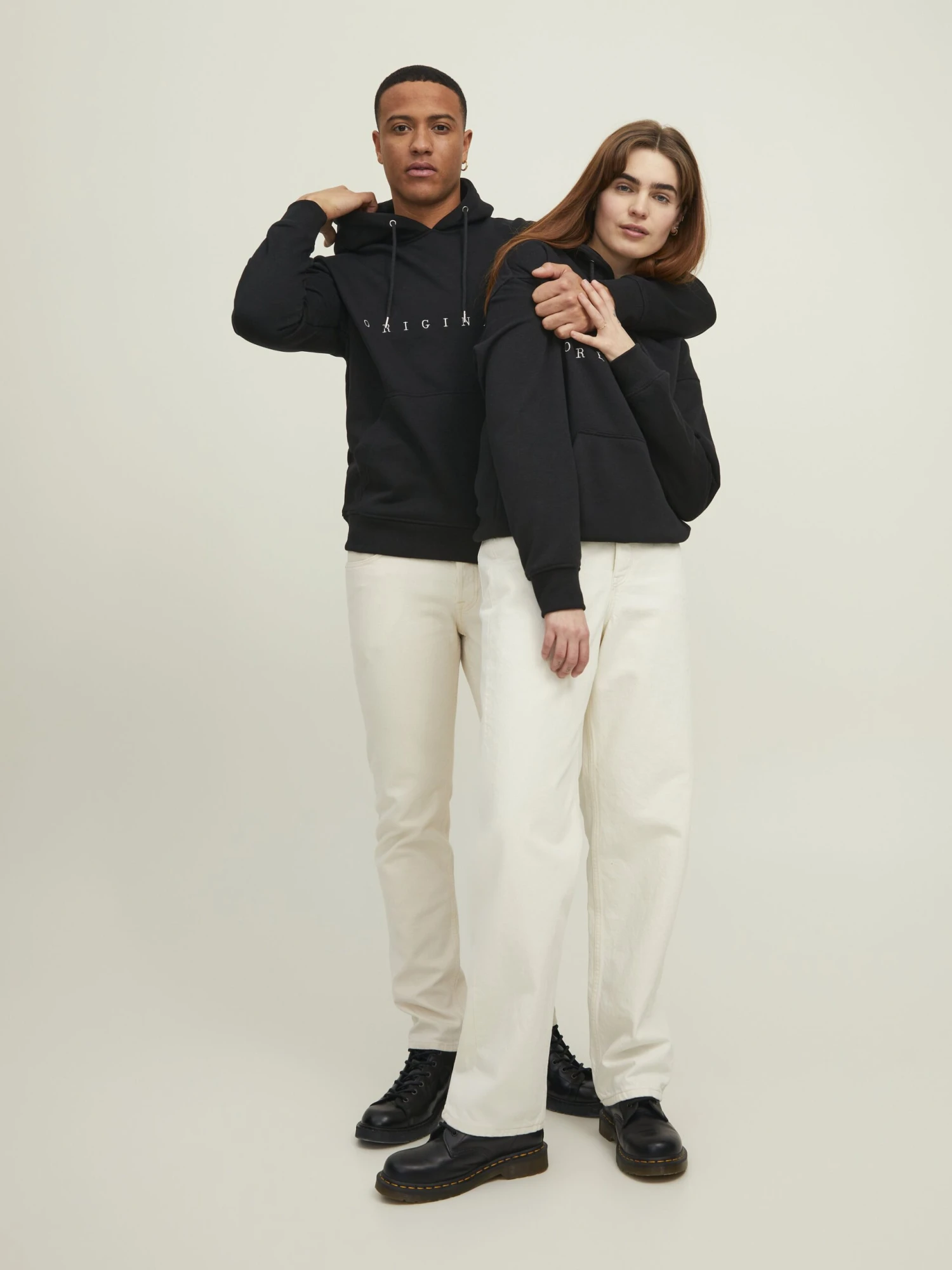 Jack & Jones Jorcopenhagen Unisex - Hoodie - Black 4 Jack & Jones Jorcopenhagen Unisex - Hoodie - Black - Afbeelding 2