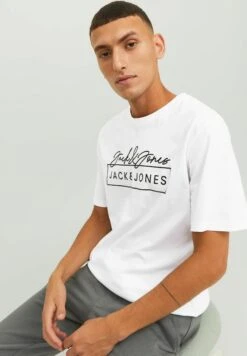 Jack & Jones Crew Neck - T-Shirt Print - White -Jack & Jones Winkel 1c851a534a7f4c1296ba951cb3848b3f