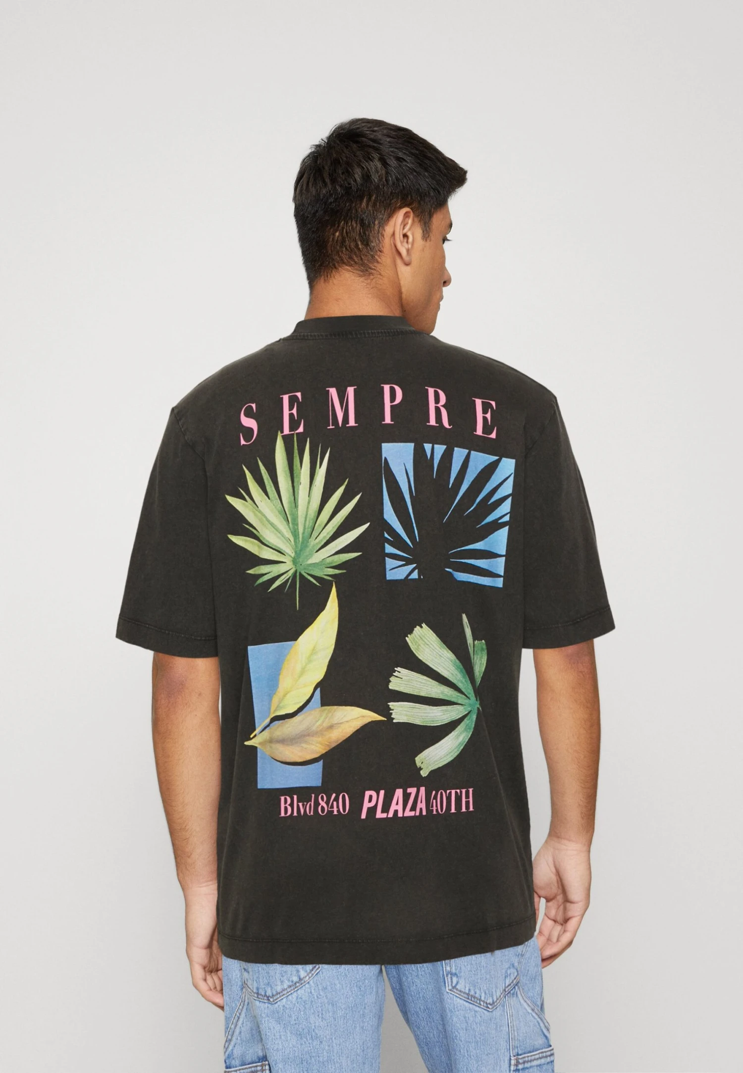 Jack & Jones Jorexotic Tee Crew Neck Unisex- T-Shirt Print - Black 5 Jack & Jones Jorexotic Tee Crew Neck Unisex- T-Shirt Print - Black - Afbeelding 3