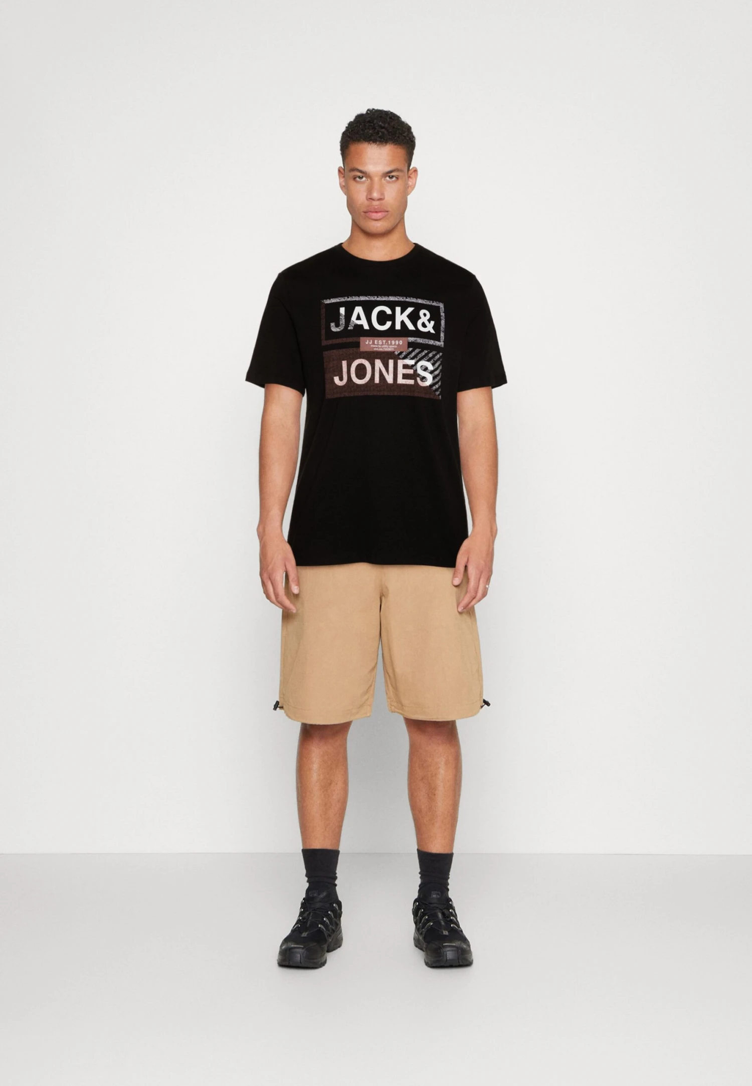 Jack & Jones Jjkain Tee Crew Neck - T-Shirt Print - Black 4 Jack & Jones Jjkain Tee Crew Neck - T-Shirt Print - Black - Afbeelding 2