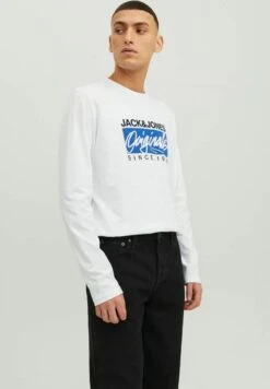 Jack & Jones Crew Neck - Longsleeve - Bright White