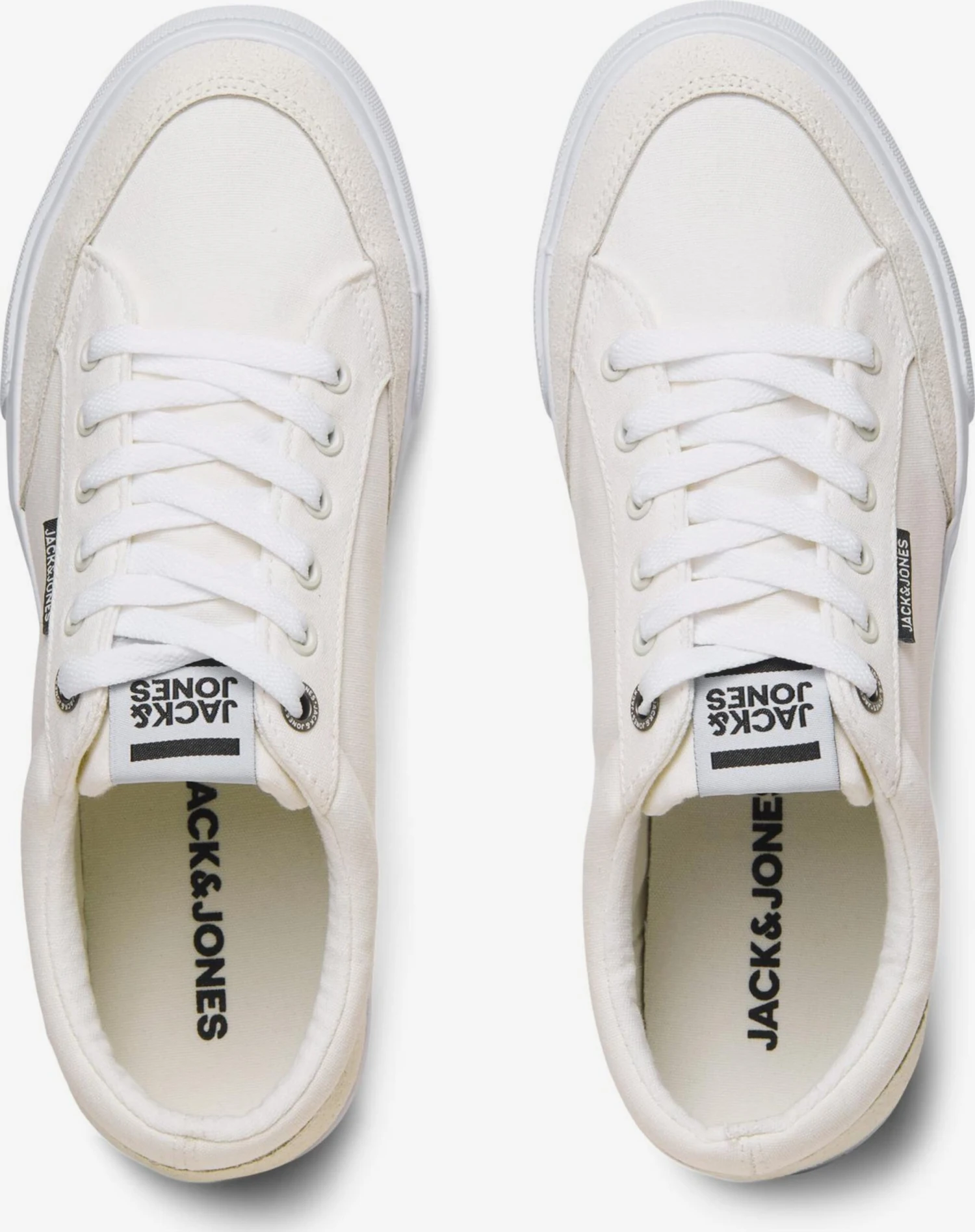 Jack & Jones Casual Sneakers Sneakers Laag GRANT Heren Wit 4 Jack & Jones Casual Sneakers Sneakers Laag GRANT Heren Wit - Afbeelding 2