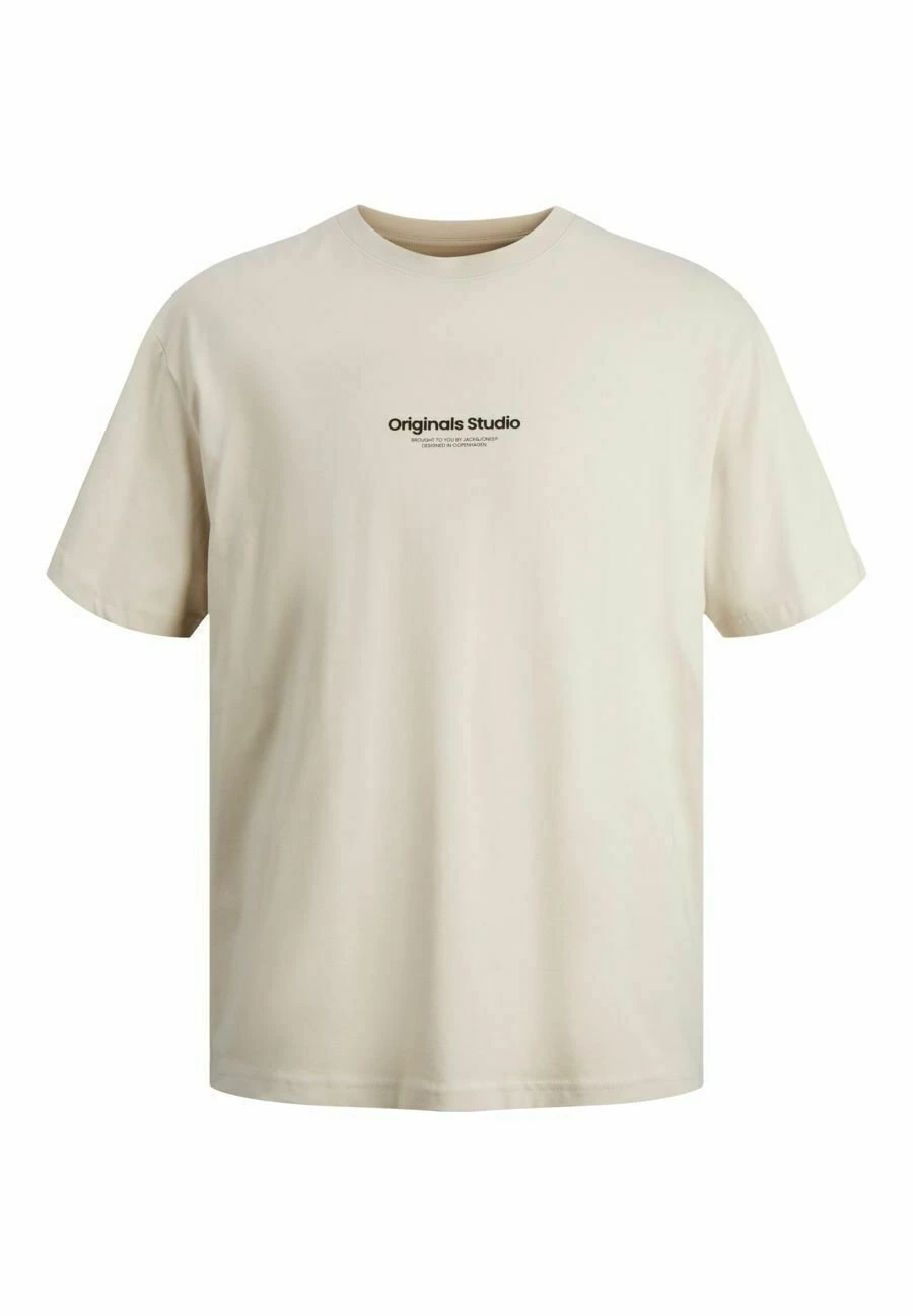 Jack & Jones Jorvesterbro Crew Neck Noos - T-Shirt Print - Moonbeam 9 Jack & Jones Jorvesterbro Crew Neck Noos - T-Shirt Print - Moonbeam - Afbeelding 7