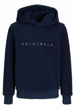 Jack & Jones Junior Hoodie Teddy - Fleece Trui - Navy Blazer -Jack & Jones Winkel 21bea9ae1ca94d549d0a3a273cad0926