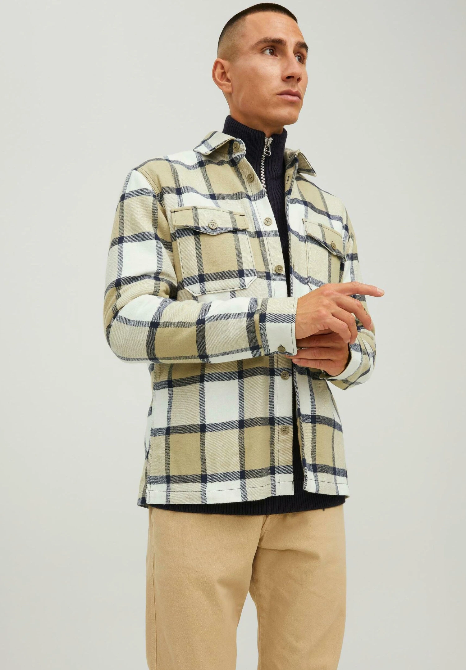 Jack & Jones RDDARI CHECK L/S SN - Korte Jassen 3 Jack & Jones RDDARI CHECK L/S SN - Korte Jassen