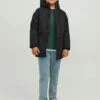 Jack & Jones Junior Winterjas - Black