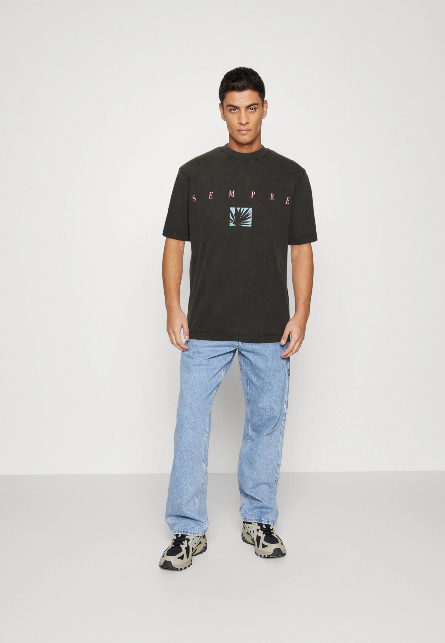 Jack & Jones Jorexotic Tee Crew Neck Unisex- T-Shirt Print - Black 4 Jack & Jones Jorexotic Tee Crew Neck Unisex- T-Shirt Print - Black - Afbeelding 2