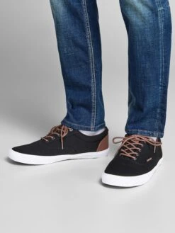 Jack & Jones Casual Sneakers Sneakers Laag VISION Heren Zwart -Jack & Jones Winkel 267314be12840f5b4c9cc3ad6af32078