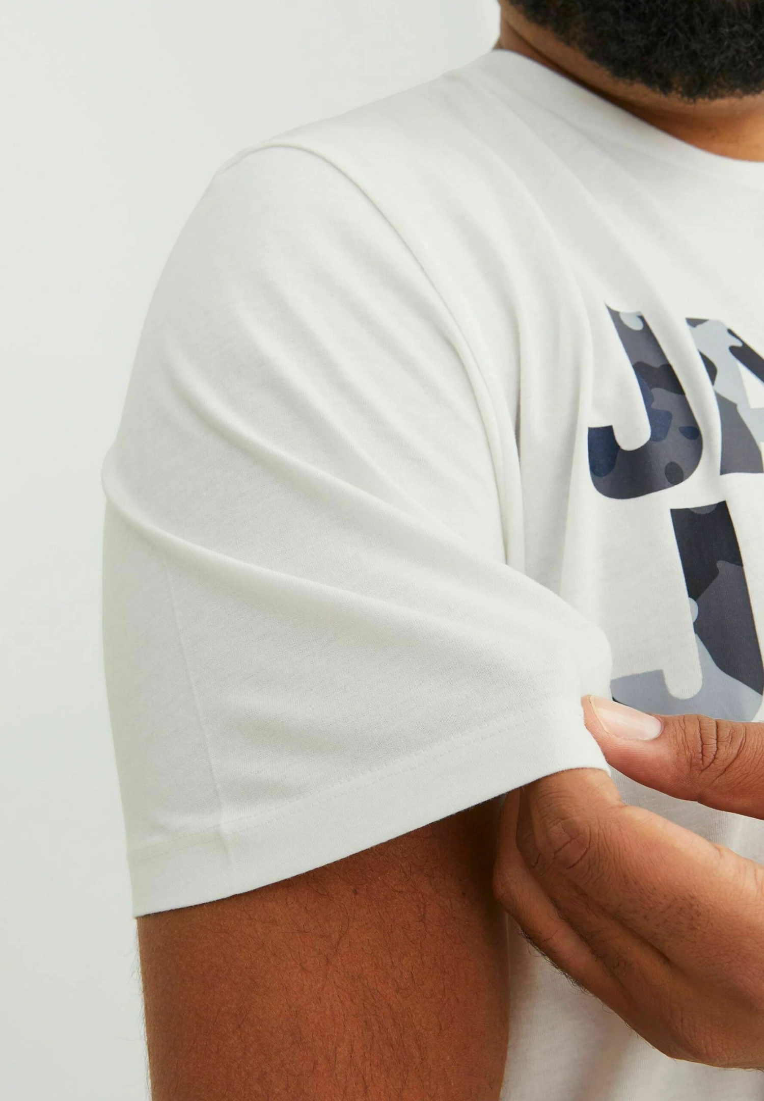 Jack & Jones Plus SizeCrew Neck - T-Shirt Print - Cloud Dancer 7 Jack & Jones Plus SizeCrew Neck - T-Shirt Print - Cloud Dancer - Afbeelding 5