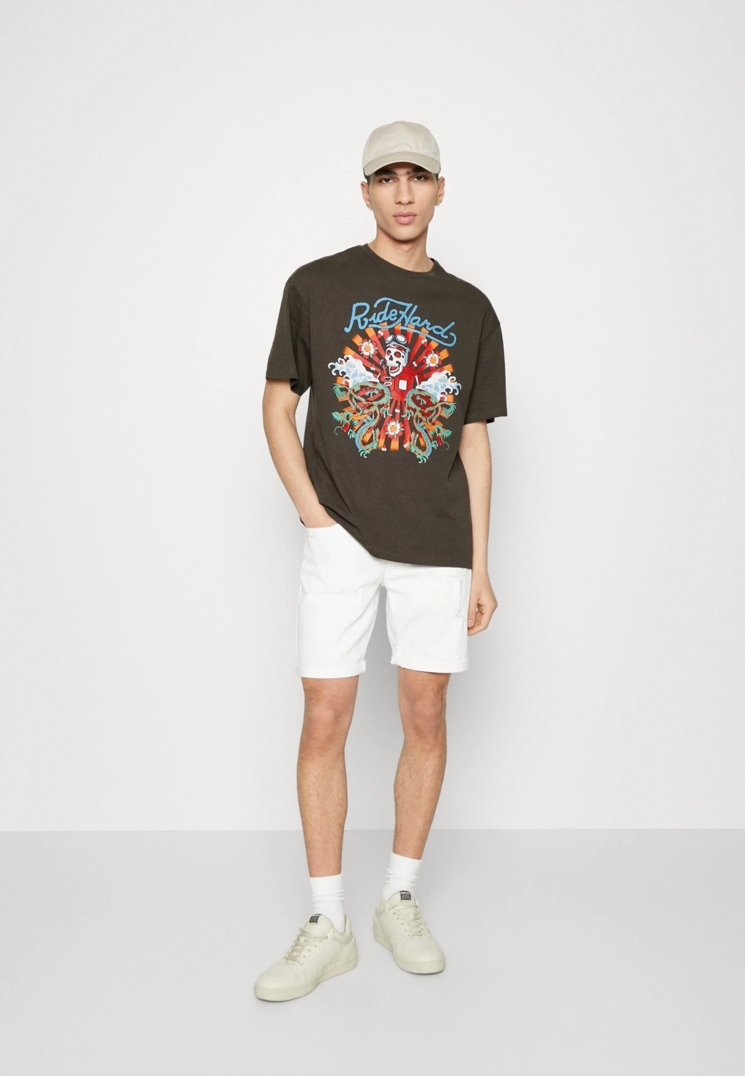 Jack & Jones Jorride Tee Crew Neck Unisex - T-Shirt Print - Raven 4 Jack & Jones Jorride Tee Crew Neck Unisex - T-Shirt Print - Raven - Afbeelding 2