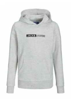 Jack & Jones Junior Hoodie - White Melange