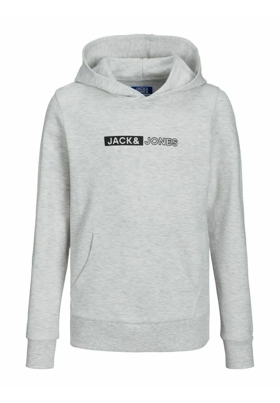 Jack & Jones Junior Hoodie - White Melange 3 Jack & Jones Junior Hoodie - White Melange