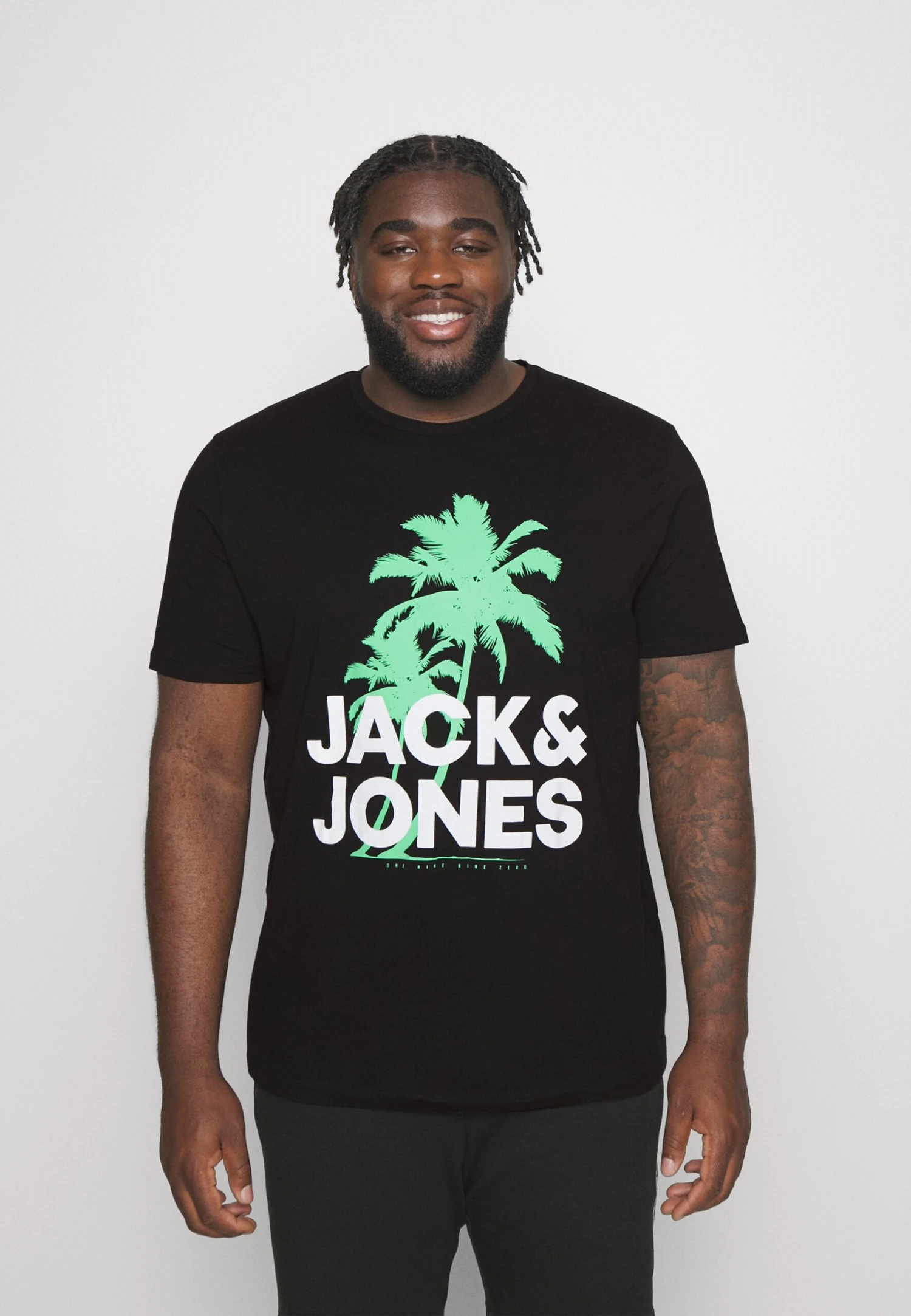 Jack & Jones Jcowavy Tee Crew Neck - T-Shirt Print - Black 3 Jack & Jones Jcowavy Tee Crew Neck - T-Shirt Print - Black