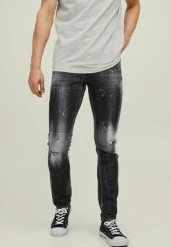 Jack & Jones Glenn Luca- Slim Fit Jeans - Black Denim