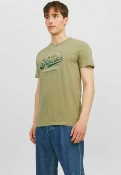 JACK&JONES Premium Klassisches - T-Shirt Print - Boa