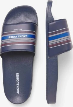 Jack & Jones Instappers Muiltjes LEWIS Heren Navy -Jack & Jones Winkel 34c780473a54f560e87e7bab639e25c2