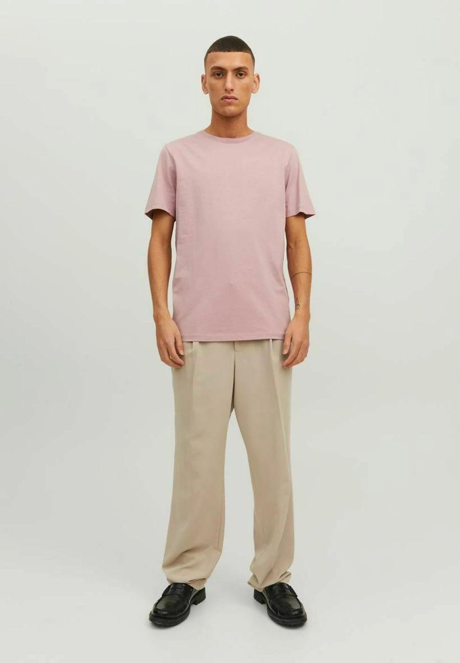 Jack & Jones Jjeorganic Basic Ss O-Neck Noos - T-Shirt Basic - Deauville Mauve 4 Jack & Jones Jjeorganic Basic Ss O-Neck Noos - T-Shirt Basic - Deauville Mauve - Afbeelding 2