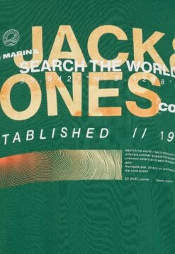 Jack & Jones Jcowater Logo Tee Crew Neck - T-Shirt Print - Verdant Green -Jack & Jones Winkel 37541ade381d425786f30bb2f12d0ff8