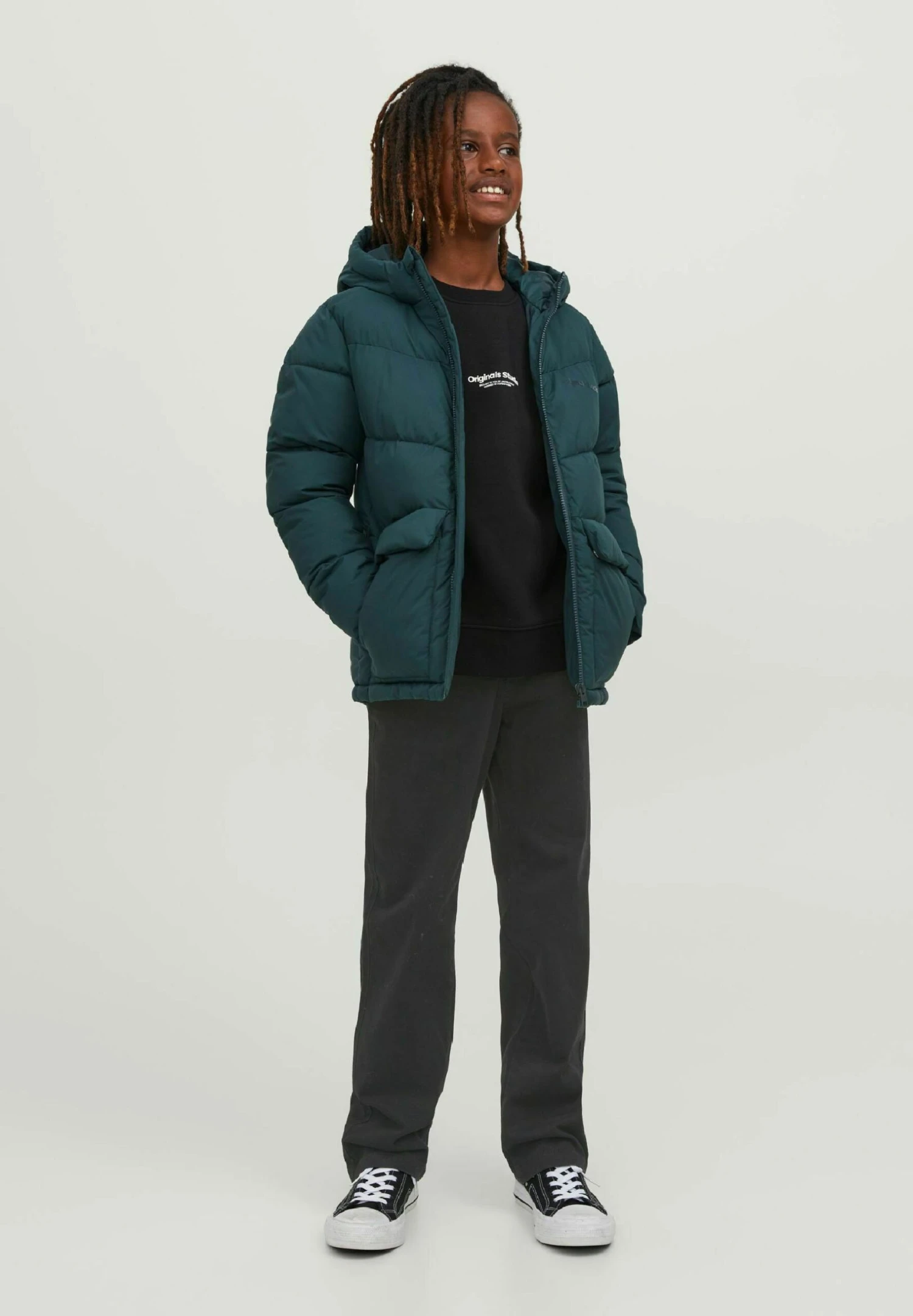 Jack & Jones Junior Kane Dave - Chino - Black 3 Jack & Jones Junior Kane Dave - Chino - Black