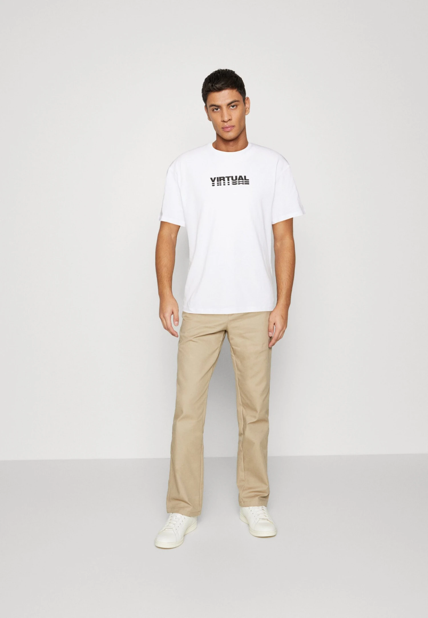 Jack & Jones Jcodigit Tee Crew Neck Unisex - T-Shirt Print - White 4 Jack & Jones Jcodigit Tee Crew Neck Unisex - T-Shirt Print - White - Afbeelding 2