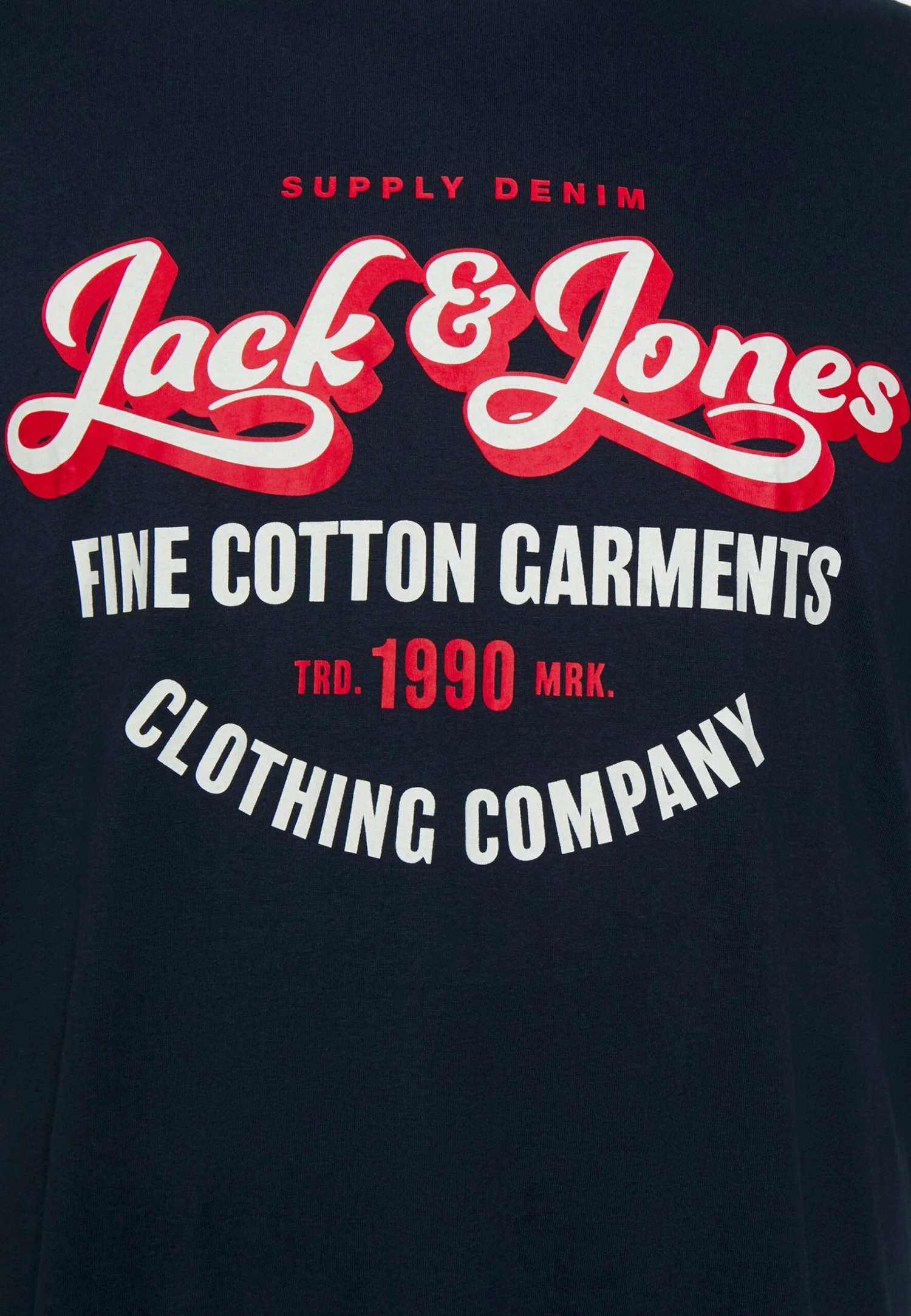 Jack & Jones Jjandy Tee Crew Neck 2 Pack - T-Shirt Print - Navy/Storm 6 Jack & Jones Jjandy Tee Crew Neck 2 Pack - T-Shirt Print - Navy/Storm - Afbeelding 4