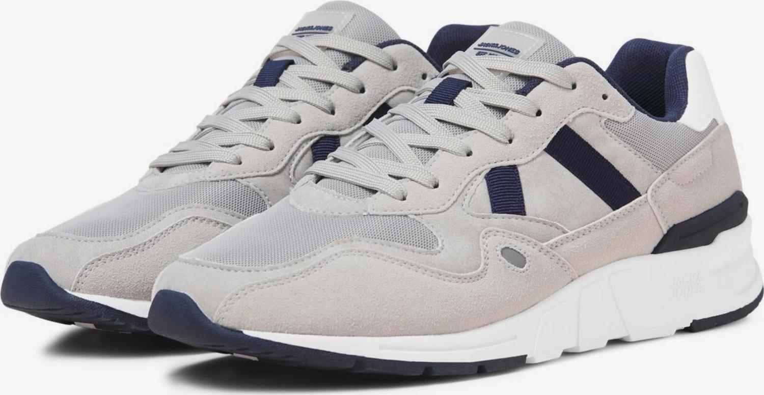 Jack & Jones Running Sneakers Sneakers Laag Worion Heren Lichtgrijs 5 Jack & Jones Running Sneakers Sneakers Laag Worion Heren Lichtgrijs - Afbeelding 3