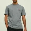 Jack & Jones Jjrdd Eddy Ss Crew Neck Sn - T-Shirt Print - Light Grey Melange 1 Jack & Jones Jjrdd Eddy Ss Crew Neck Sn - T-Shirt Print - Light Grey Melange -Jack & Jones Winkel 413f1390cda748beb0dda6a9764a52f8