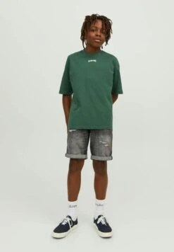 Jack & Jones Junior Jungs Rick Icon Ge- Jeansshort - Grey Denim