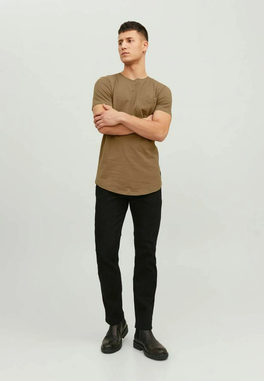 Jack & Jones Crew Neck - T-Shirt Basic - Otter 4 Jack & Jones Crew Neck - T-Shirt Basic - Otter - Afbeelding 2