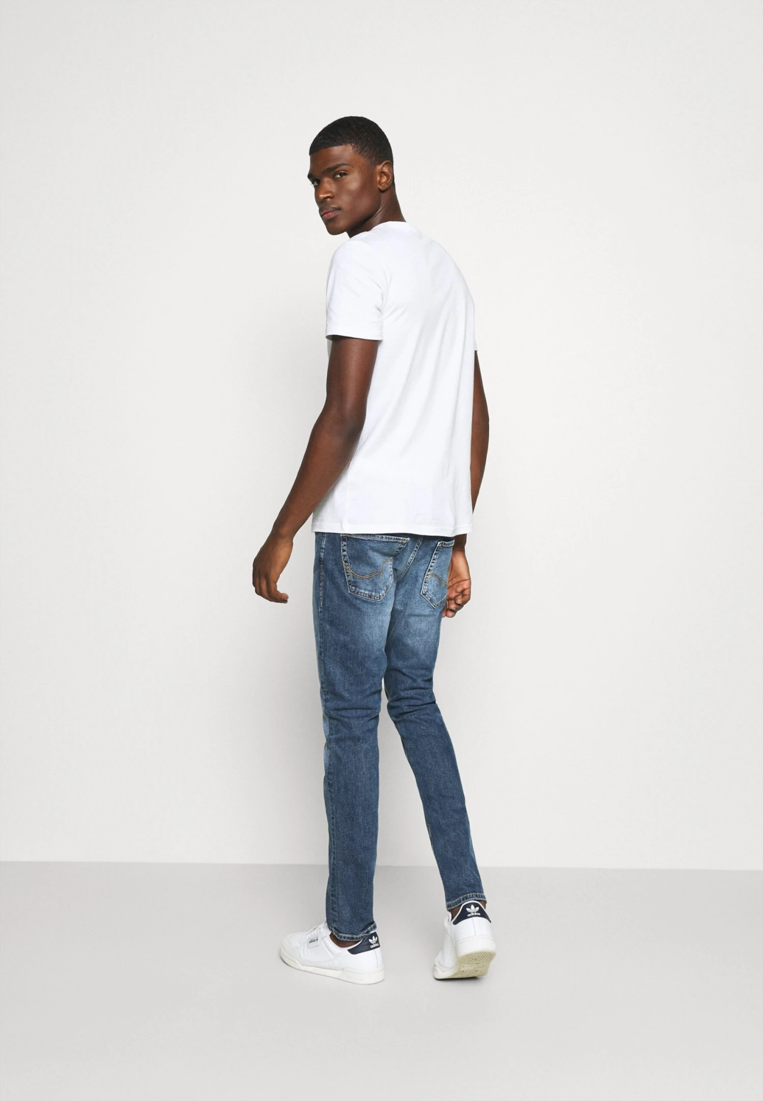 Jack & Jones Jjiglenn Jjoriginal - Slim Fit Jeans - Blue Denim 5 Jack & Jones Jjiglenn Jjoriginal - Slim Fit Jeans - Blue Denim - Afbeelding 3