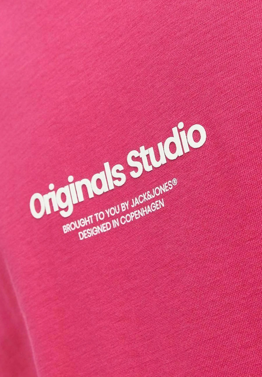 Jack & Jones Jorvesterbro Crew Neck Noos - T-Shirt Print - Fuchsia Rose 9 Jack & Jones Jorvesterbro Crew Neck Noos - T-Shirt Print - Fuchsia Rose - Afbeelding 7