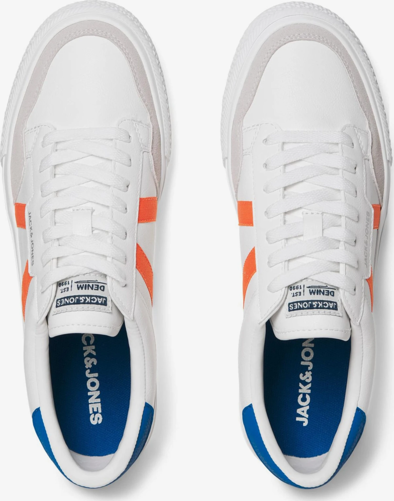 Jack & Jones Casual Sneakers Sneakers Laag Heren Wit 5 Jack & Jones Casual Sneakers Sneakers Laag Heren Wit - Afbeelding 3