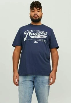 Jack & Jones PLUS SIZE CREW NECK - T-shirt Print