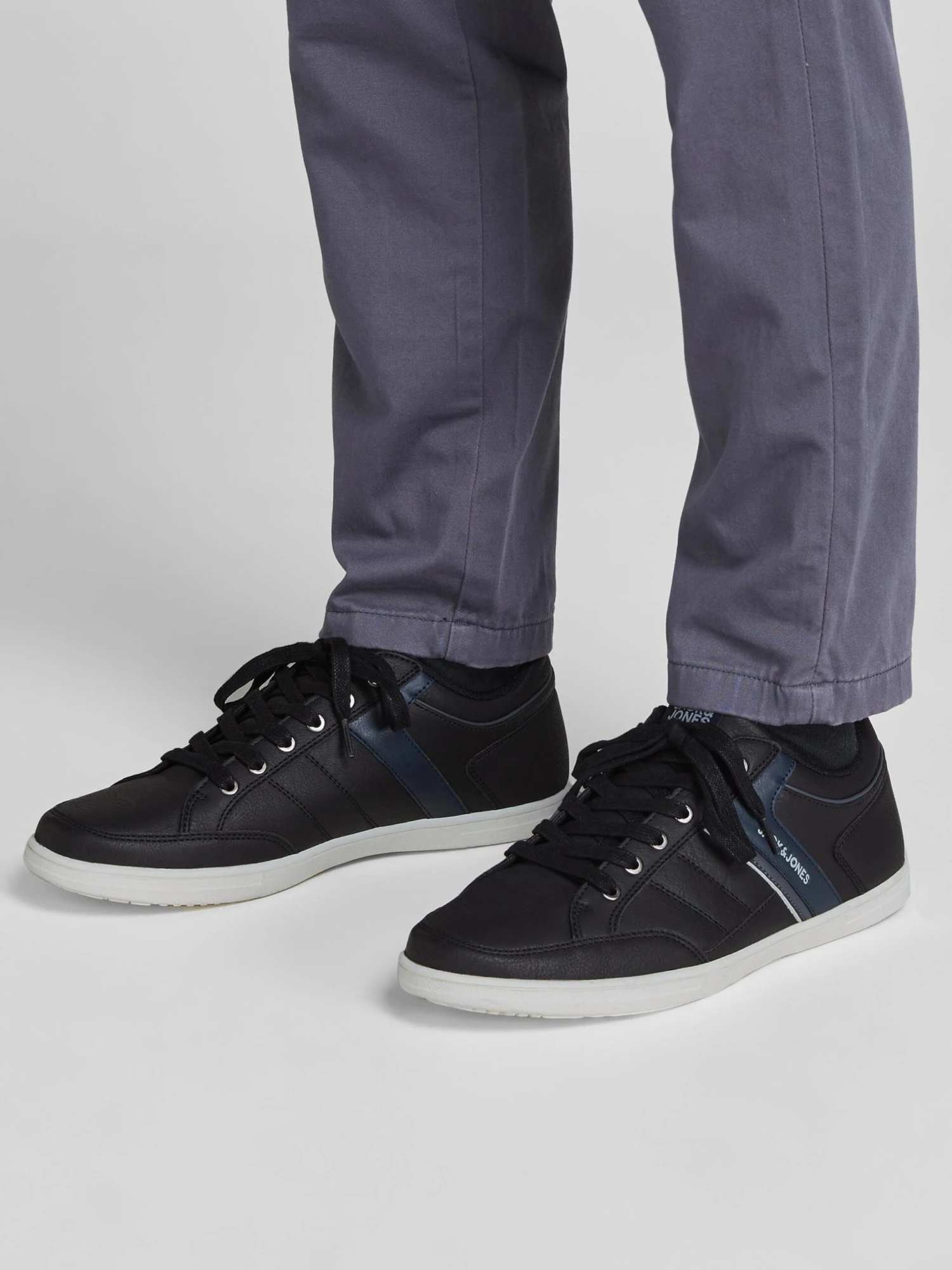 Jack & Jones Casual Sneakers Sneakers Laag BRADFIELD Heren Zwart 5 Jack & Jones Casual Sneakers Sneakers Laag BRADFIELD Heren Zwart - Afbeelding 3