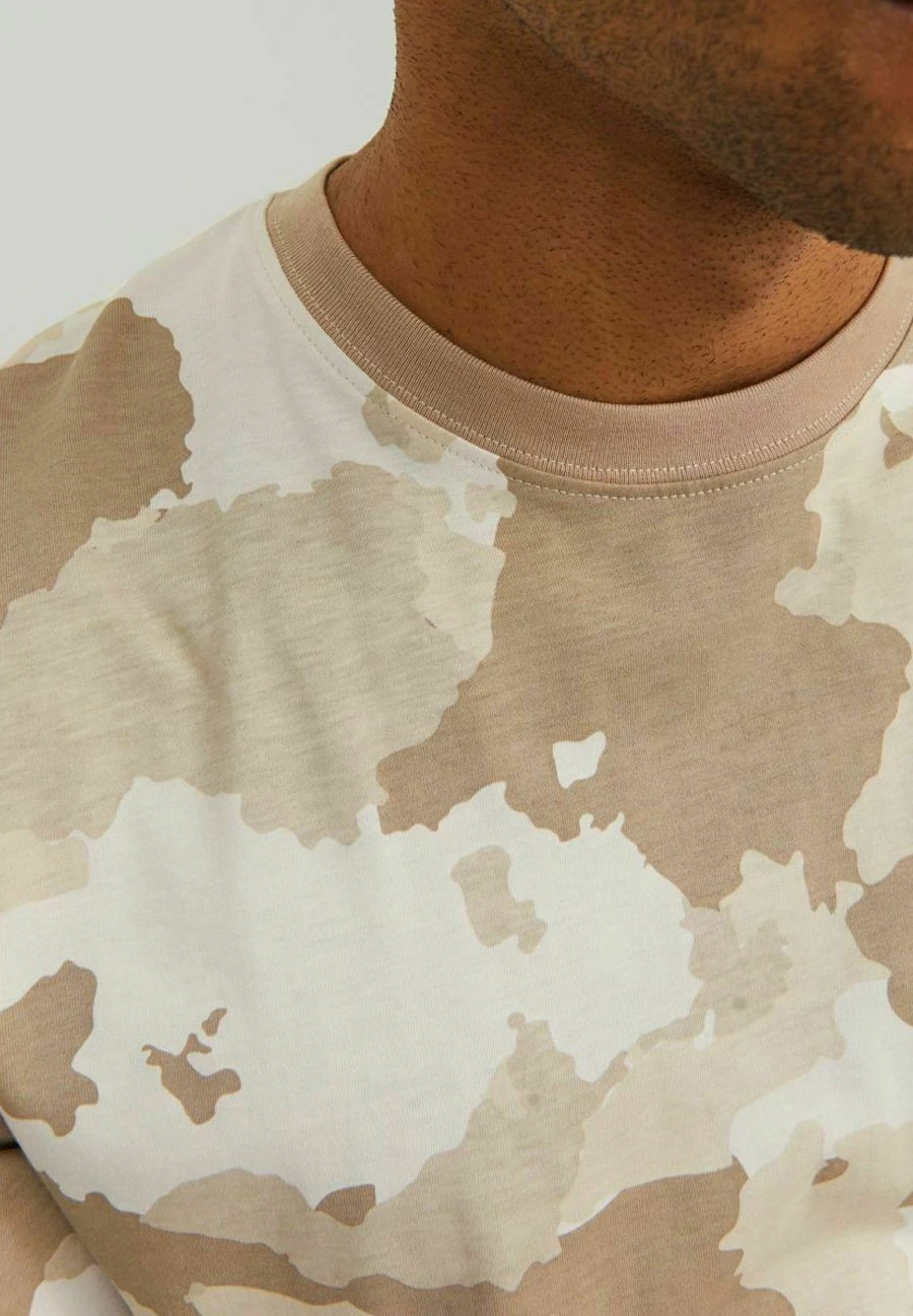 Jack & Jones Camo - T-Shirt Print - Moonbeam 6 Jack & Jones Camo - T-Shirt Print - Moonbeam - Afbeelding 4