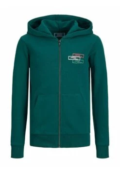 Jack & Jones Junior Mit Reissverschluss Logo - Sweater Met Rits - Deep Teal -Jack & Jones Winkel 4f462812a5da49298164b22566bfbb3e