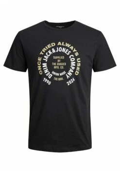 JACK&JONES Premium Klassisches - T-Shirt Print - Black -Jack & Jones Winkel 51151eb3cc8e49e3a78076505b8f6e2a